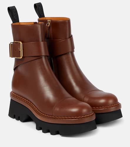 ChloÃ© Owena leather ankle boots - Chloe - Modalova