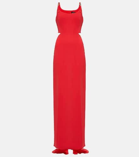 Versace Medusa 95' cutout silk gown - Versace - Modalova