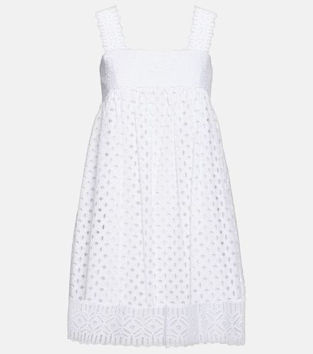 Miniabito in cotone sangallo - Tory Burch - Modalova