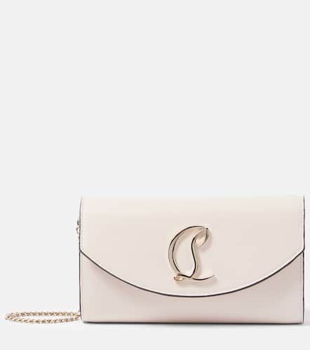 Loubi54 leather clutch with chain - Christian Louboutin - Modalova