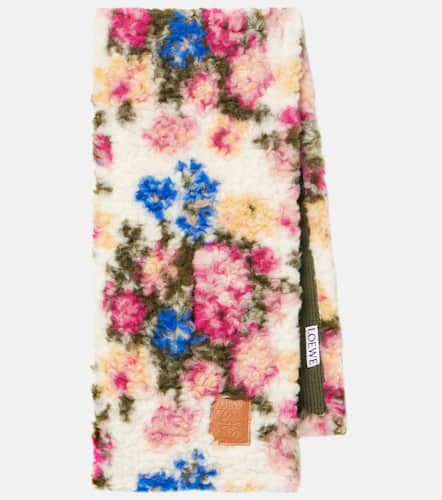 Reversible floral jacquard scarf - Loewe - Modalova