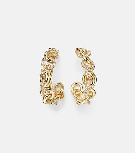 Fused Serpens 18kt earrings with diamonds - Spinelli Kilcollin - Modalova