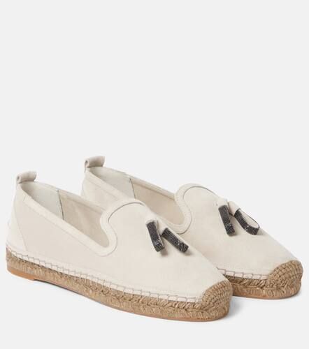 Espadrilles Monili aus Veloursleder - Brunello Cucinelli - Modalova