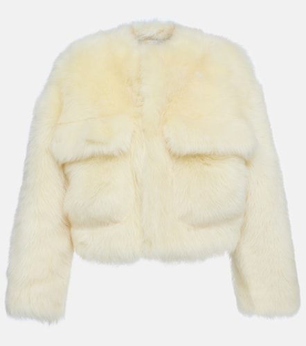 Cropped shearling jacket - Bottega Veneta - Modalova