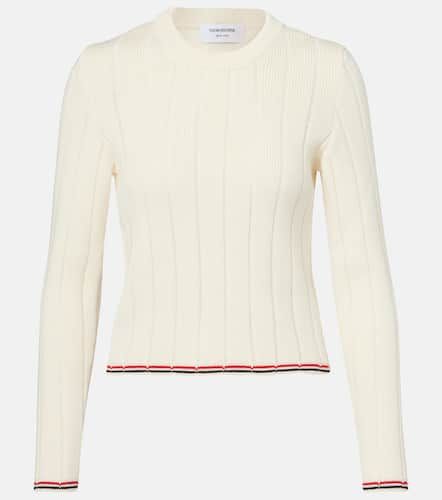 Cable-knit virgin wool sweater - Thom Browne - Modalova