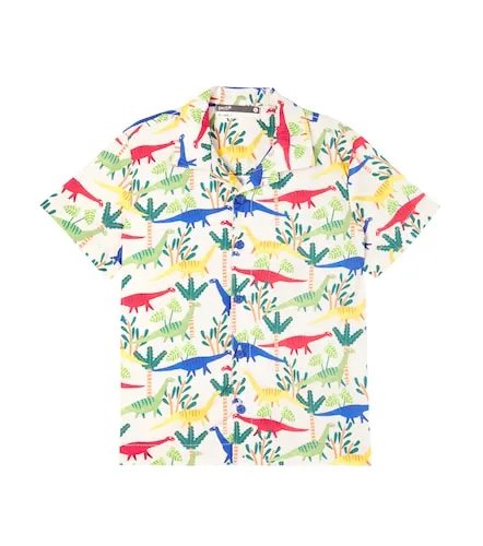 Fábula Camisa Amazondino de algodón estampada - Fabula - Modalova