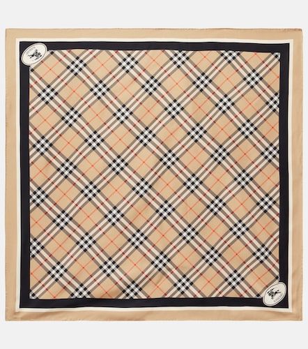 Sciarpa Check in twill di seta - Burberry - Modalova