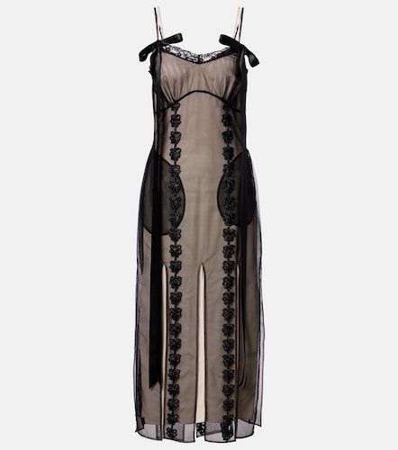 Simone Rocha Midikleid mit Spitze - Simone Rocha - Modalova