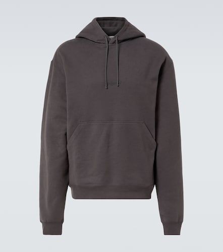 Sudadera con capucha de algodón con logo - Saint Laurent - Modalova