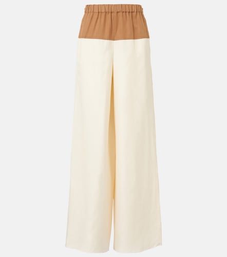 Weite Hose Gestro aus Leinen und Seide - Max Mara - Modalova