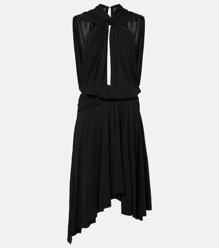 Draped ruched crÃªpe jersey midi dress - Acne Studios - Modalova