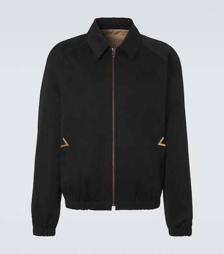 VGold cotton blouson jacket - Valentino - Modalova