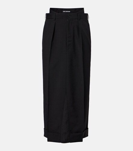 Junya Watanabe Falda midi plisada - Junya Watanabe - Modalova
