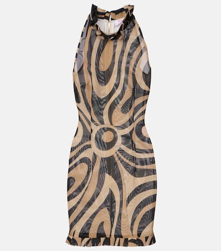 Pucci Abito corto Marmo con volant - Pucci - Modalova