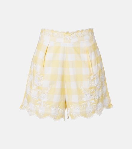 Bestickte Shorts aus Baumwolle - Juliet Dunn - Modalova