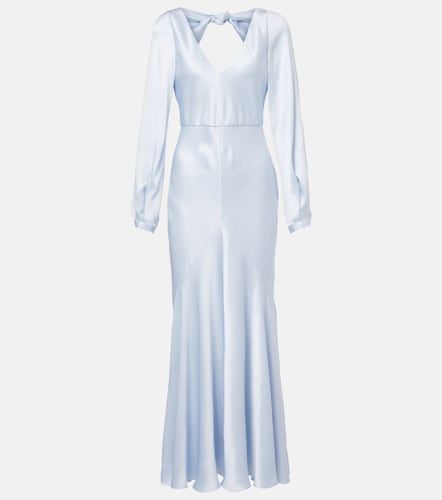 Abito lungo in satin di seta - Gabriela Hearst - Modalova
