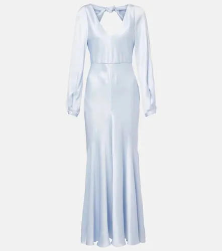 Vestido largo de satén de seda - Gabriela Hearst - Modalova