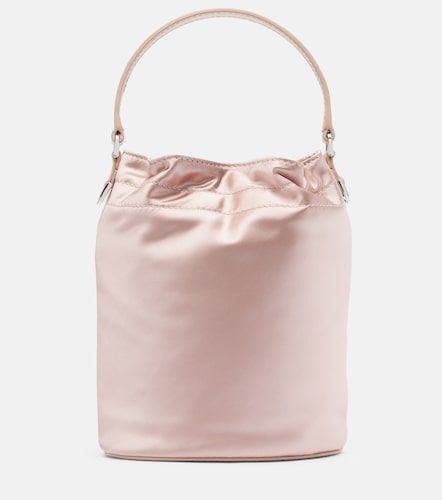 Bolso saco Lila de satén con piel - Staud - Modalova