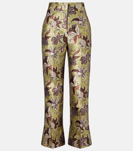 Alemais Citron floral cropped pants - Alemais - Modalova
