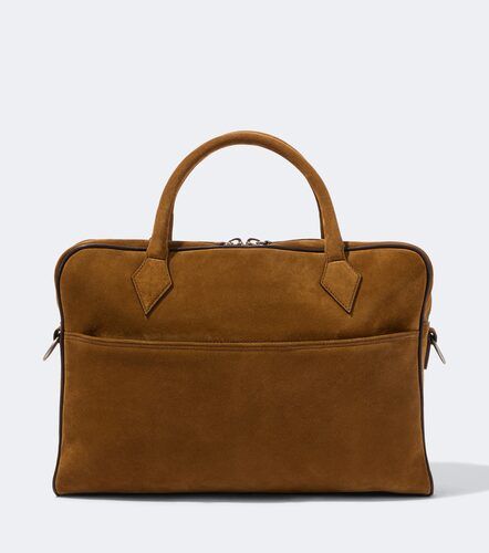 Metier Closer Slim suede briefcase - Metier - Modalova
