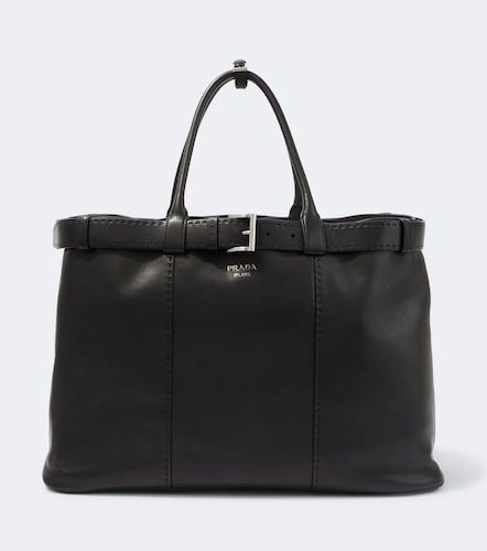 Tote Bag Buckle aus Leder - Prada - Modalova