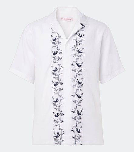 Camisa Maitan de lino bordada - Orlebar Brown - Modalova