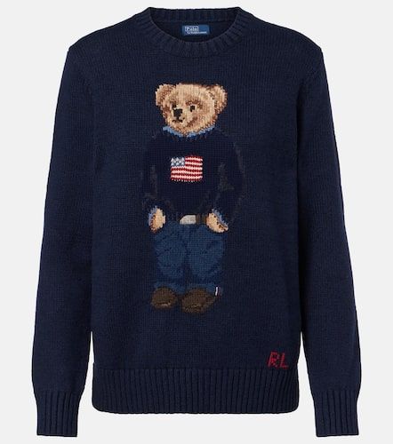 Pullover Polo Bear in cotone e lino - Polo Ralph Lauren - Modalova