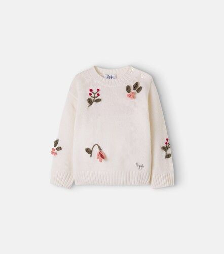 Bebé - jersey de lana bordado - Il Gufo - Modalova