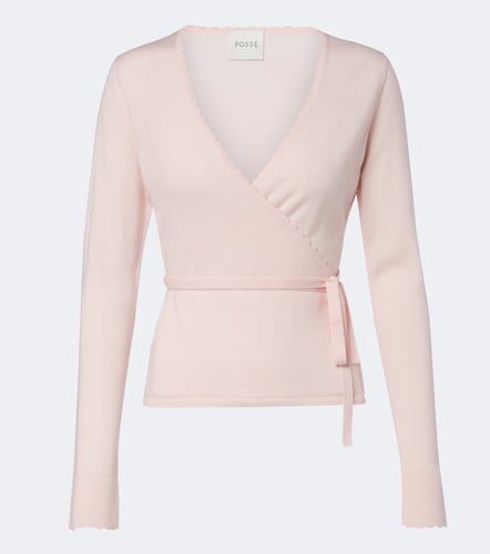 Posse Maisie wool wrap top - Posse - Modalova