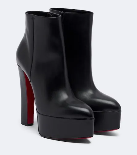 Jenna leather platform ankle boots - Christian Louboutin - Modalova