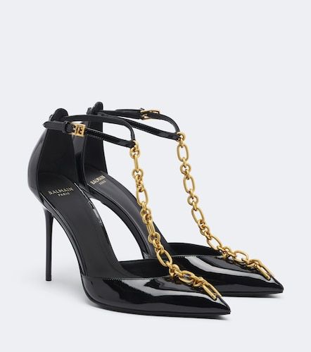 Salones de charol con cadena - Balmain - Modalova