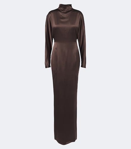 Abito lungo in raso di seta - Max Mara - Modalova