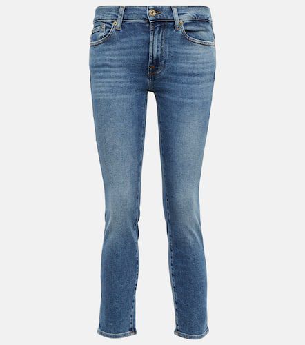 Jeans ajustados Roxanne de tiro medio - 7 For All Mankind - Modalova