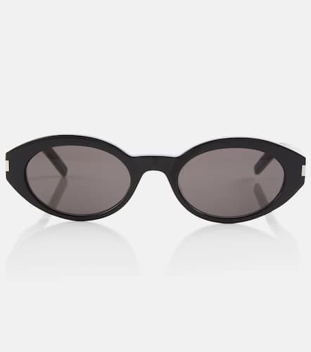 Oval acetate sunglasses - Saint Laurent - Modalova