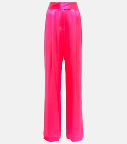 High-rise wide-leg silk pants - The Sei - Modalova