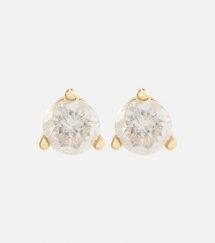 Kt earrings with diamonds - Stone and Strand - Modalova