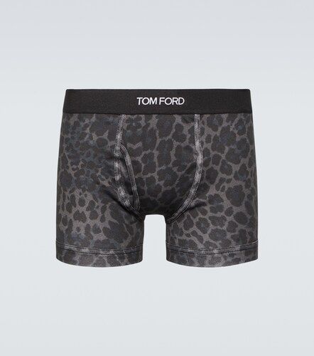 Bóxer briefs de mezcla de algodón estampados - Tom Ford - Modalova
