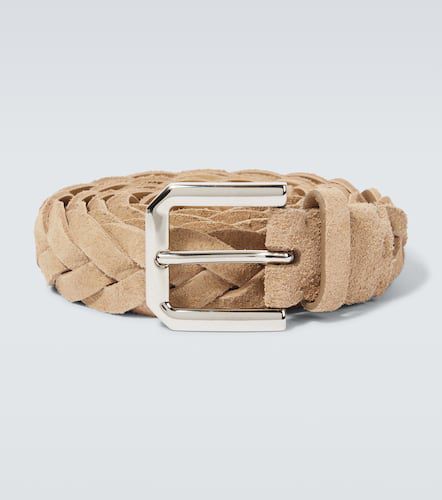 Braided suede belt - Brunello Cucinelli - Modalova