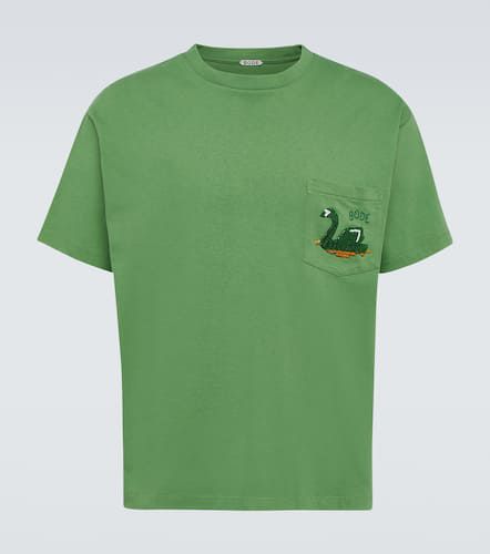T-Shirt Swan aus Baumwoll-Jersey - Bode - Modalova