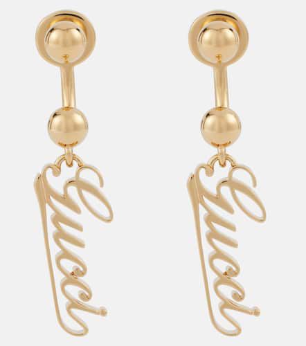 Gucci Gucci Script drop earrings - Gucci - Modalova