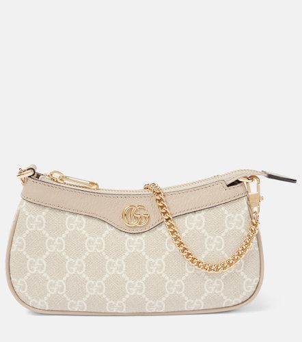 Ophidia Mini leather-trimmed shoulder bag - Gucci - Modalova