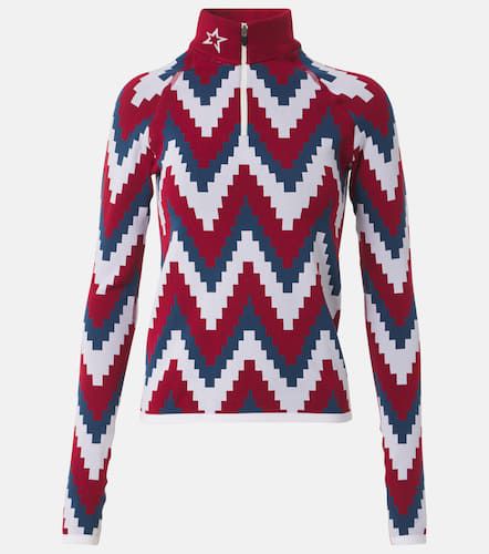 Chevron jacquard ski top - Perfect Moment - Modalova