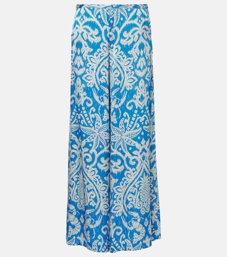 Pantaloni Clea a gamba larga e vita alta - Poupette St Barth - Modalova