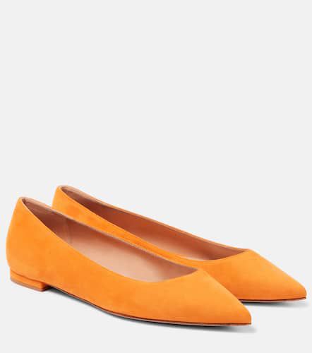 Gianvito suede ballet flats - Gianvito Rossi - Modalova