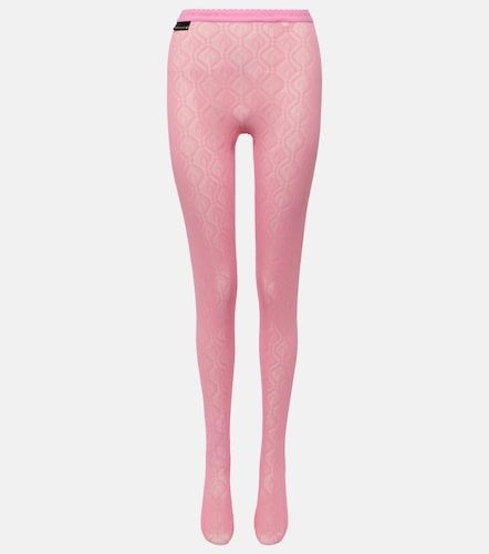 Moon Diamant jacquard mesh leggings - Marine Serre - Modalova