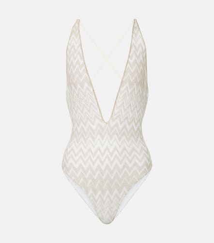 Missoni Chevron lamÃ© swimsuit - Missoni - Modalova