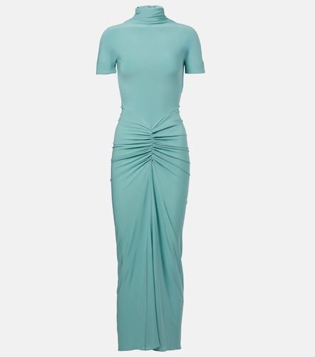 Alaïa Abito lungo in jersey con ruches - Alaia - Modalova