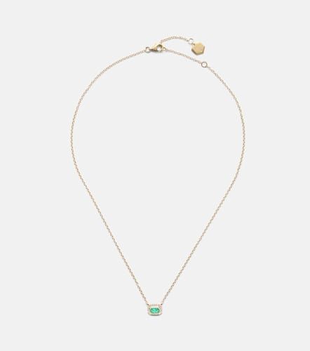 Kt pendant necklace with emerald and diamonds - Shay Jewelry - Modalova