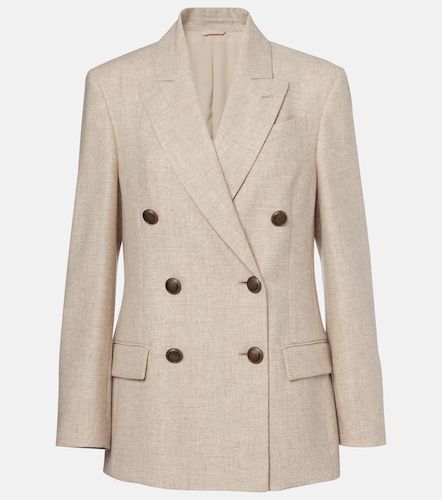 Blazer in lana e cashmere - Brunello Cucinelli - Modalova