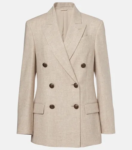 Wool and cashmere blazer - Brunello Cucinelli - Modalova